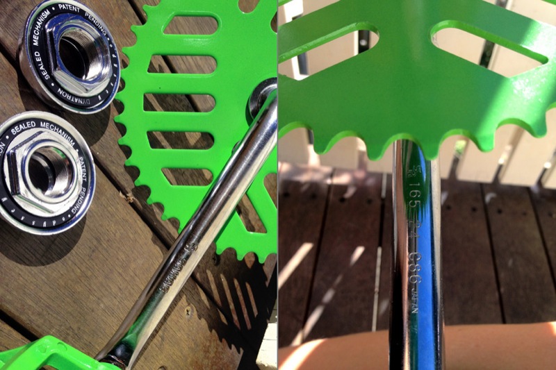 SR Sakae cranks stamped 86 165mm