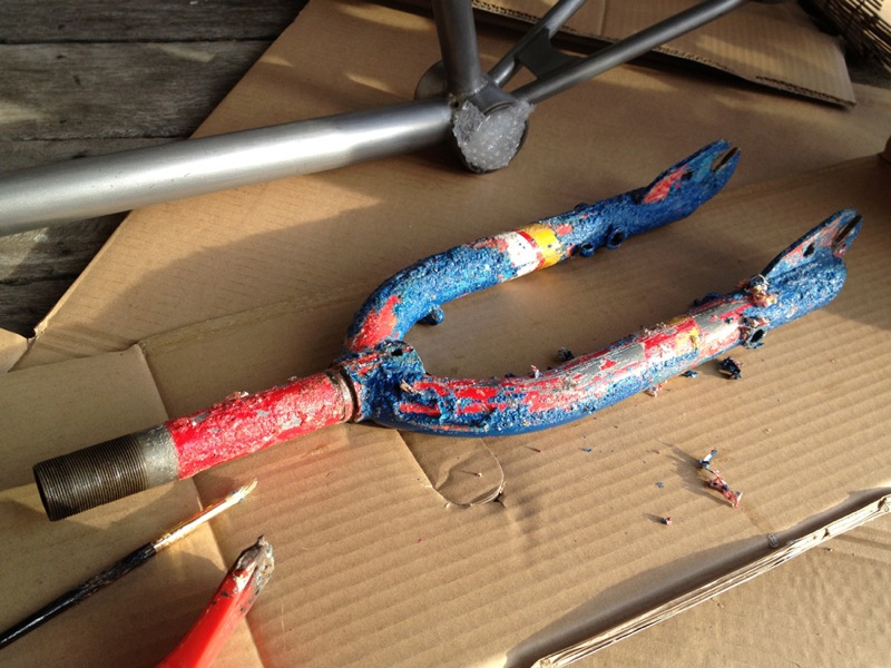 Stripping Healing Freestyler forks