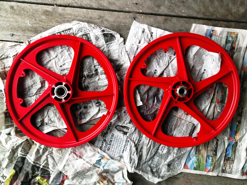 OGK mags after dyeing