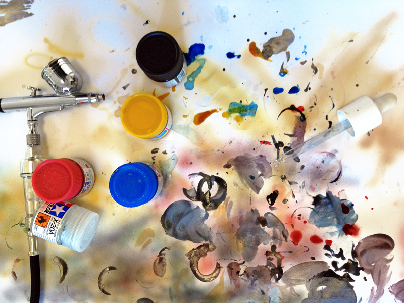 RAWR Custom Pro frame — over spray