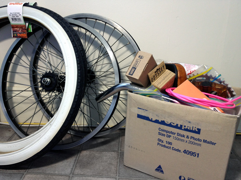 RAWR Custom Pro — full parts pile