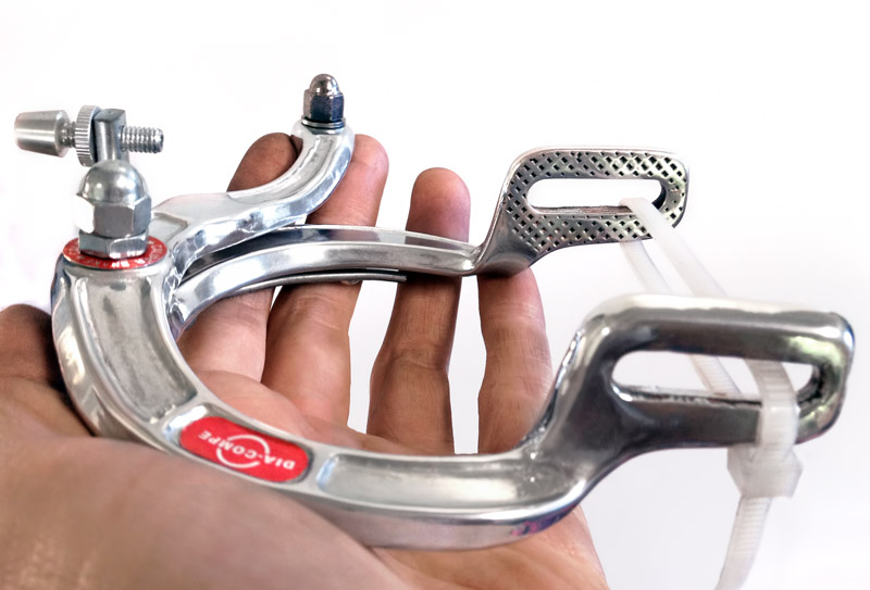 RAWR polished brake caliper