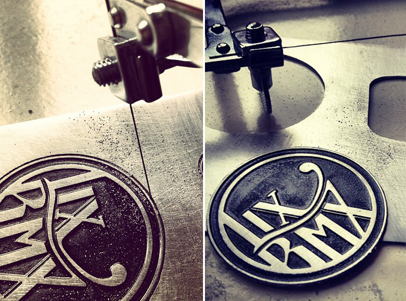 RAWR custom head tube badge 2