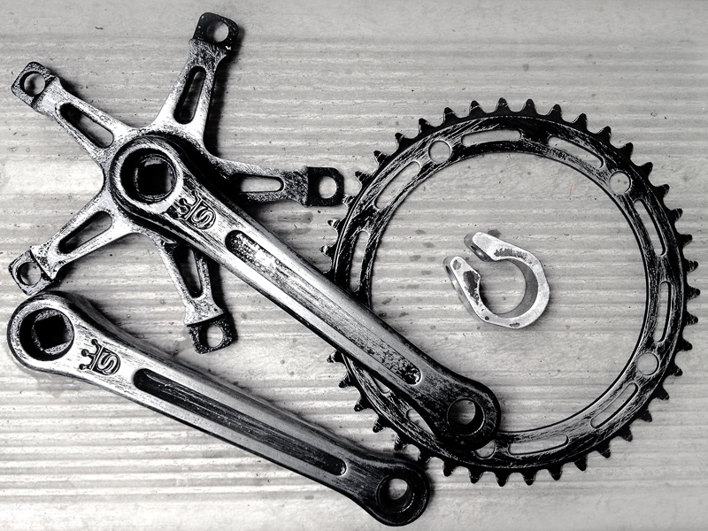 Sugino Mighty cranks — unpolished