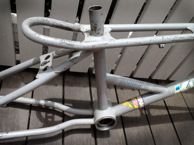 1987 Kuwahara Magician Pro frameset in survivor condition