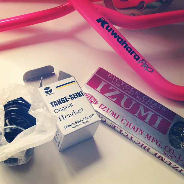 Izumi chain and Tange MX-2 headset