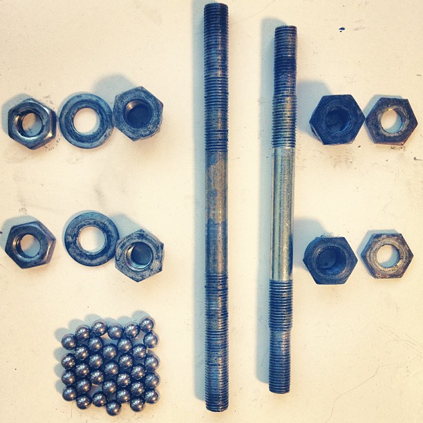 Skyway OE axle guts cleaned out