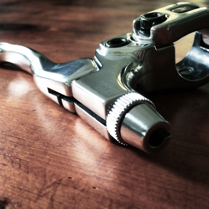 Polished Odyssey Monolever reassembled