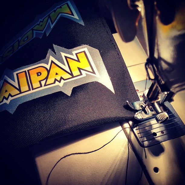 Sewing up my custom Koizumi Madison Taipan padset