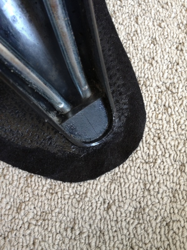 Applying cover to seat — step 19