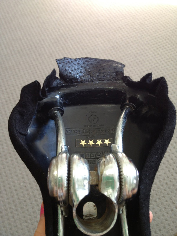 Finished re-covered seat — step 37