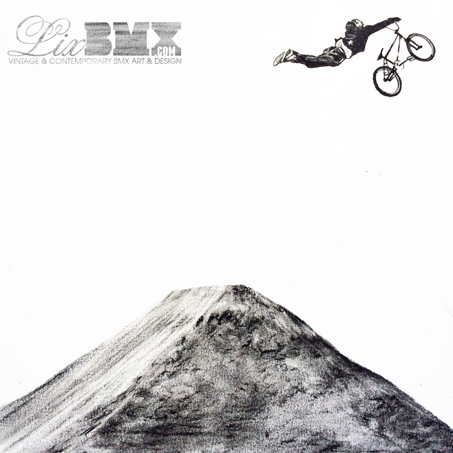 Dane Searls shooting star portrait — progress detail