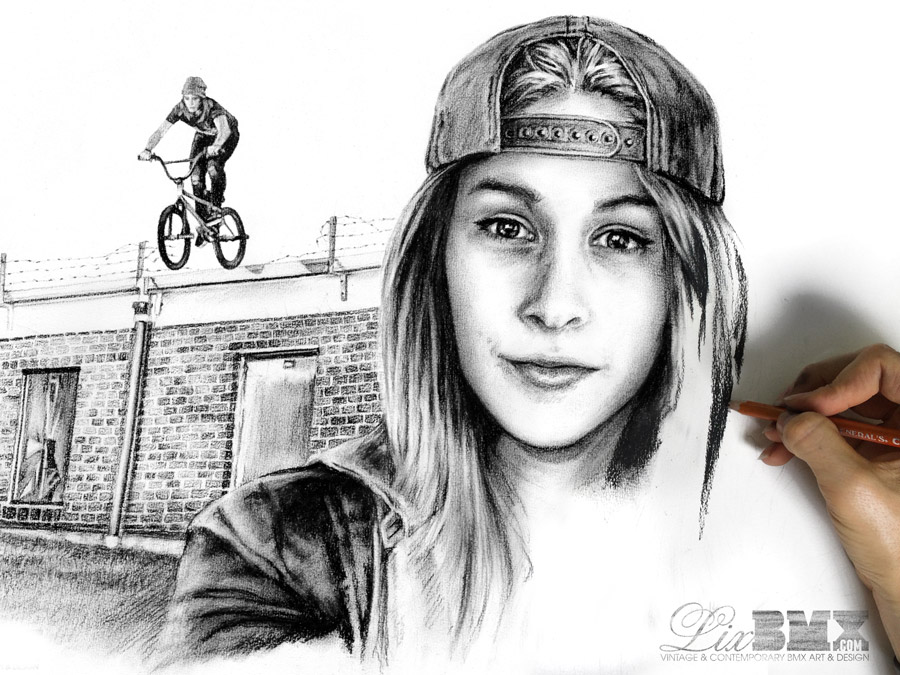 Natalie Noble portrait — work in progress