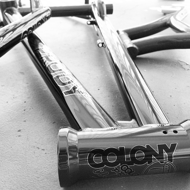 Colony Prody Ltd Ed #99 frame before powder coat