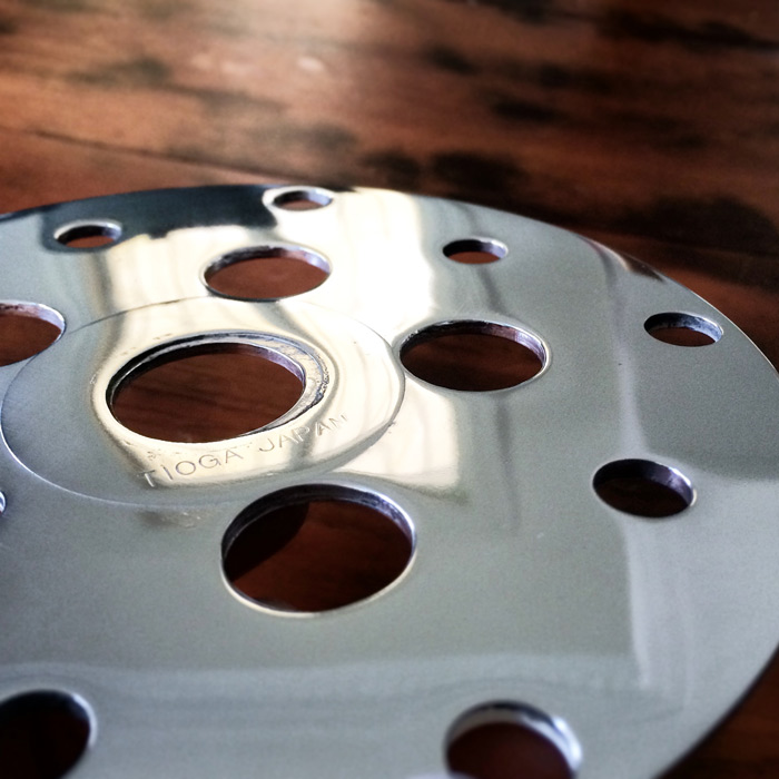 Polished Tioga Power Disc for PK Custom Build LixBMX