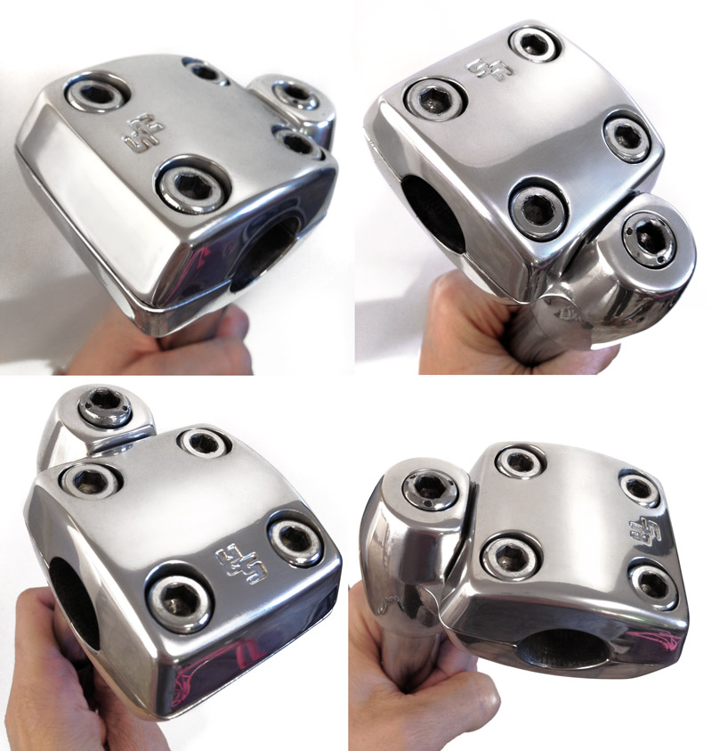 Restored polished SR MS-420 vintage BMX stem