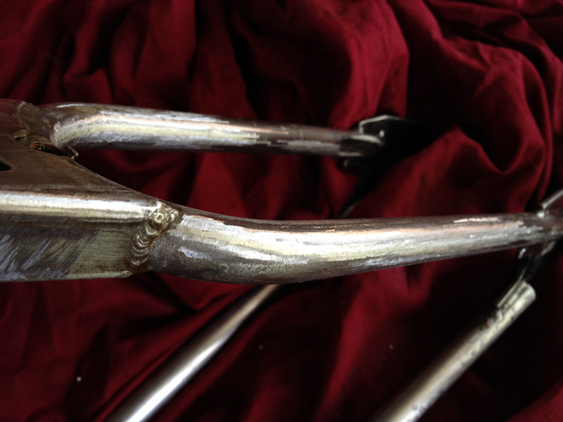 Filing rust pitting out of Koizumi BMX frame