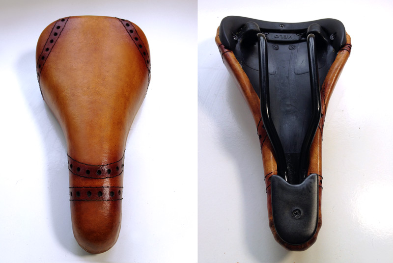 LixBMX custom leather seat