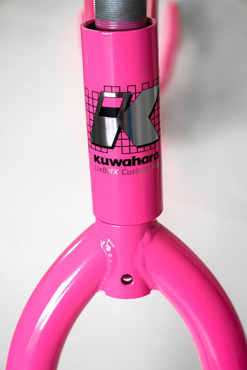 1987 Kuwahara Magician Pro neon pink powder coat and custom decals