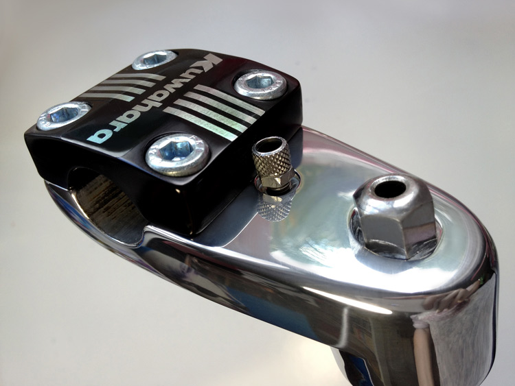 USA BMX freestyle rotor stem - restored for Kuwahara Magician