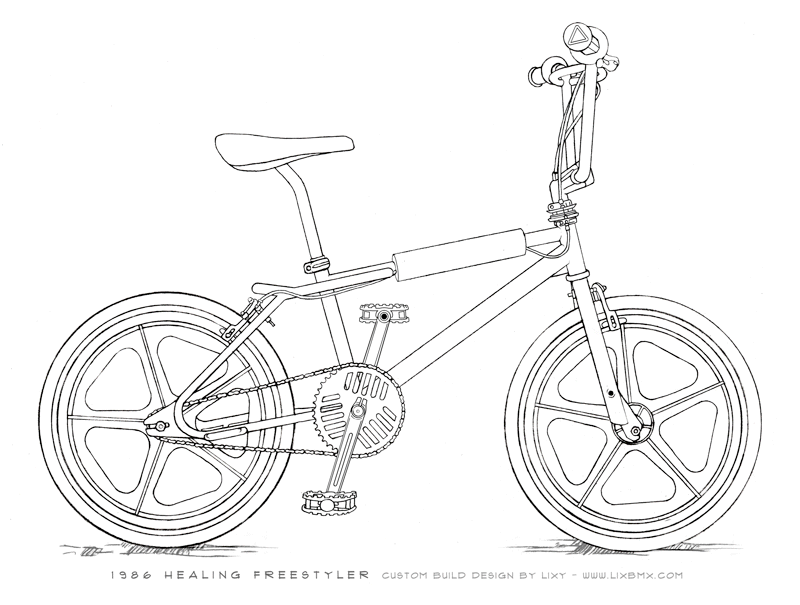 1986 Healing Freestyler animated build sketch by LixBMX